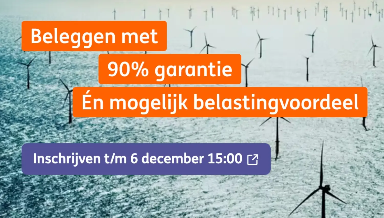 Van onze sponsor: ING Groen 90% Garantie Note